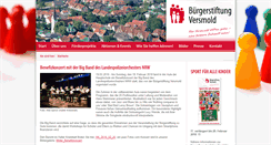 Desktop Screenshot of buergerstiftung-versmold.de